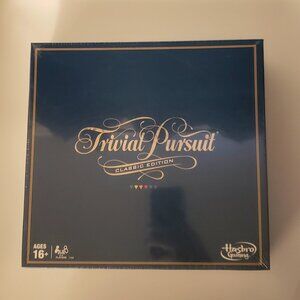 Trivial Pursuit Classic Edition Board Game Brand New Sealed Ages 16+ Hasbro